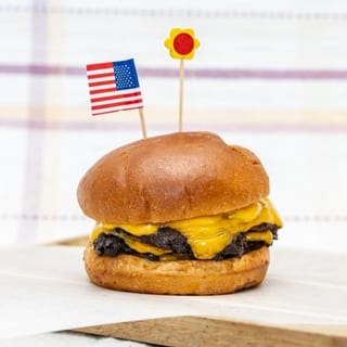 American Double Smash Burger