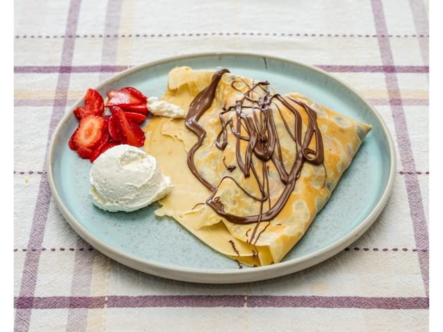 Strawberry Nutella Crêpe.